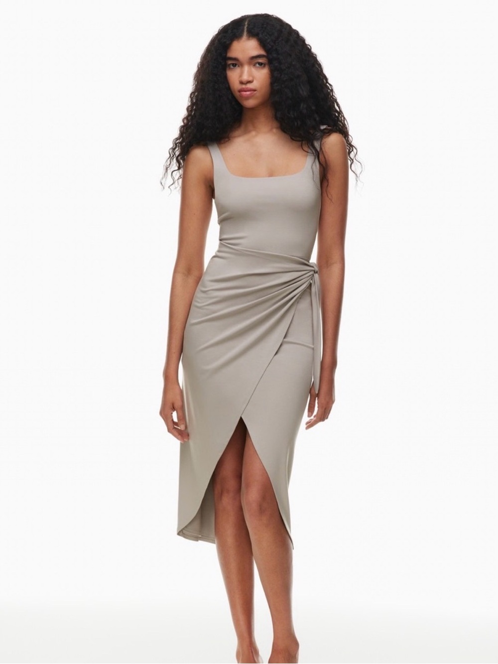 Aritzia midi wrap dress size small